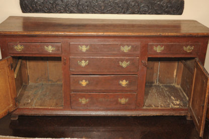 Painted Pine Dresser, English circa 1800
