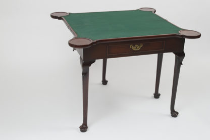 Georgian Mahogany Game Table, English circa 1780