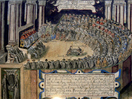  Session of the Council of Trent in Matthias Burglechner