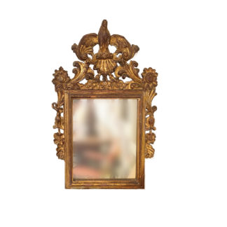 Garden Court Antiques in San Francisco: French Baroque Carved Giltwood mirror circa 1760