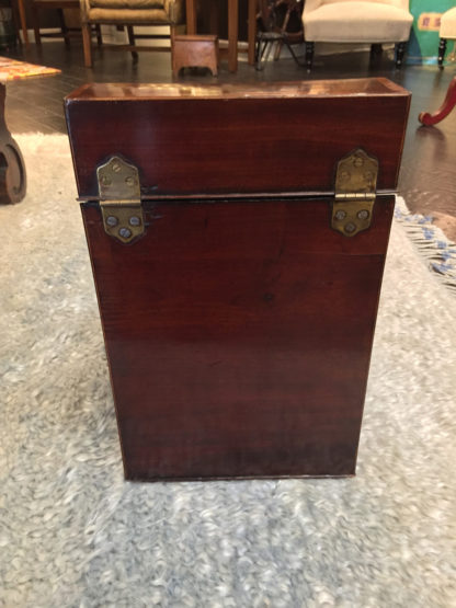 A Well-Figured Mahogany & Satinwood George III Sheraton Period Knife Box