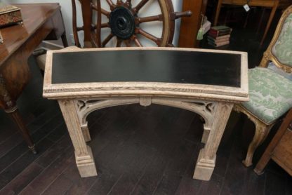 Garden Court Antiques, San Francisco - Carved Bleached Oak Neo-Gothic Console; English, circa 1890