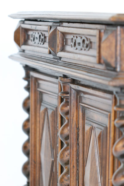 Garden Court Antiques, San Francisco -Baroque Period Carved Walnut Buffet; French, Circa 1680.