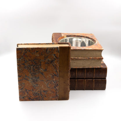 Late Victorian Book Stack Concealed Wine Cooler; English, Circa 1880.