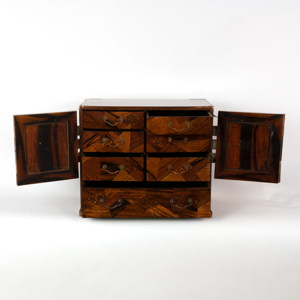 Small Japanese Tabletop Tansu Circa 1900. (415) 3551690