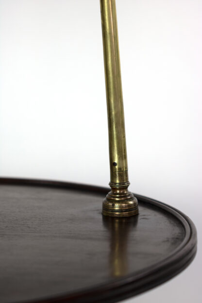 Brass supports of a Regency Brass-Mounted Mahogany Three Tier Dumb Waiter, Early 19th Century.