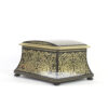 Opulent Ebony And Brass Boulle Marquetry Stationery Box, George IV, Early 19th Century.