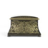 Opulent Ebony And Brass Boulle Marquetry Stationery Box, George IV, Early 19th Century.