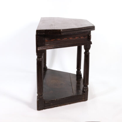 Rare 17th Century Oak Credence Table, English Circa 1650.