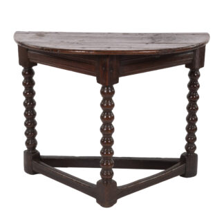 French 17th Century Oak Credence Table, Circa 1680.