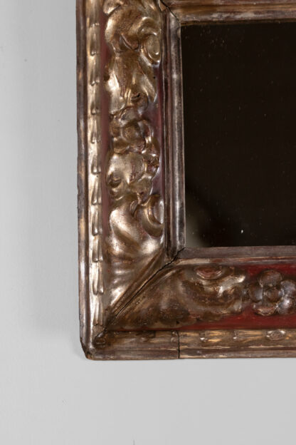 Small-Scale Spanish Carved Giltwood Mirror Frame, Circa 1750