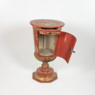 Whimsical Painted Urn-Shaped Cabinet with Single Drawer Over Single Door Italian, Circa 1900