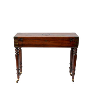 Campaign Gun Box On Stand With Later Turned Legs