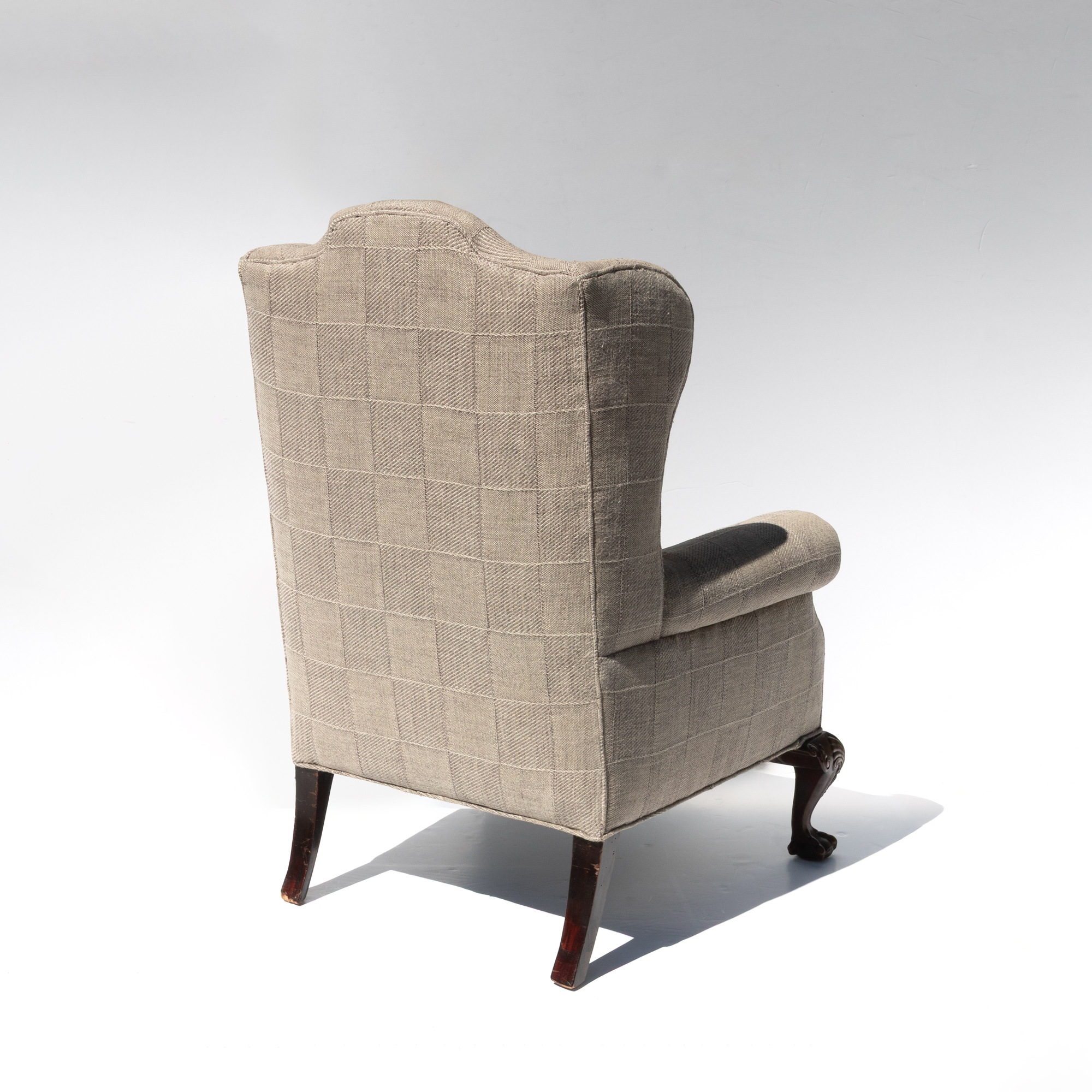 Pair of English Oak Wing Chairs, Circa 1880 - Image 7