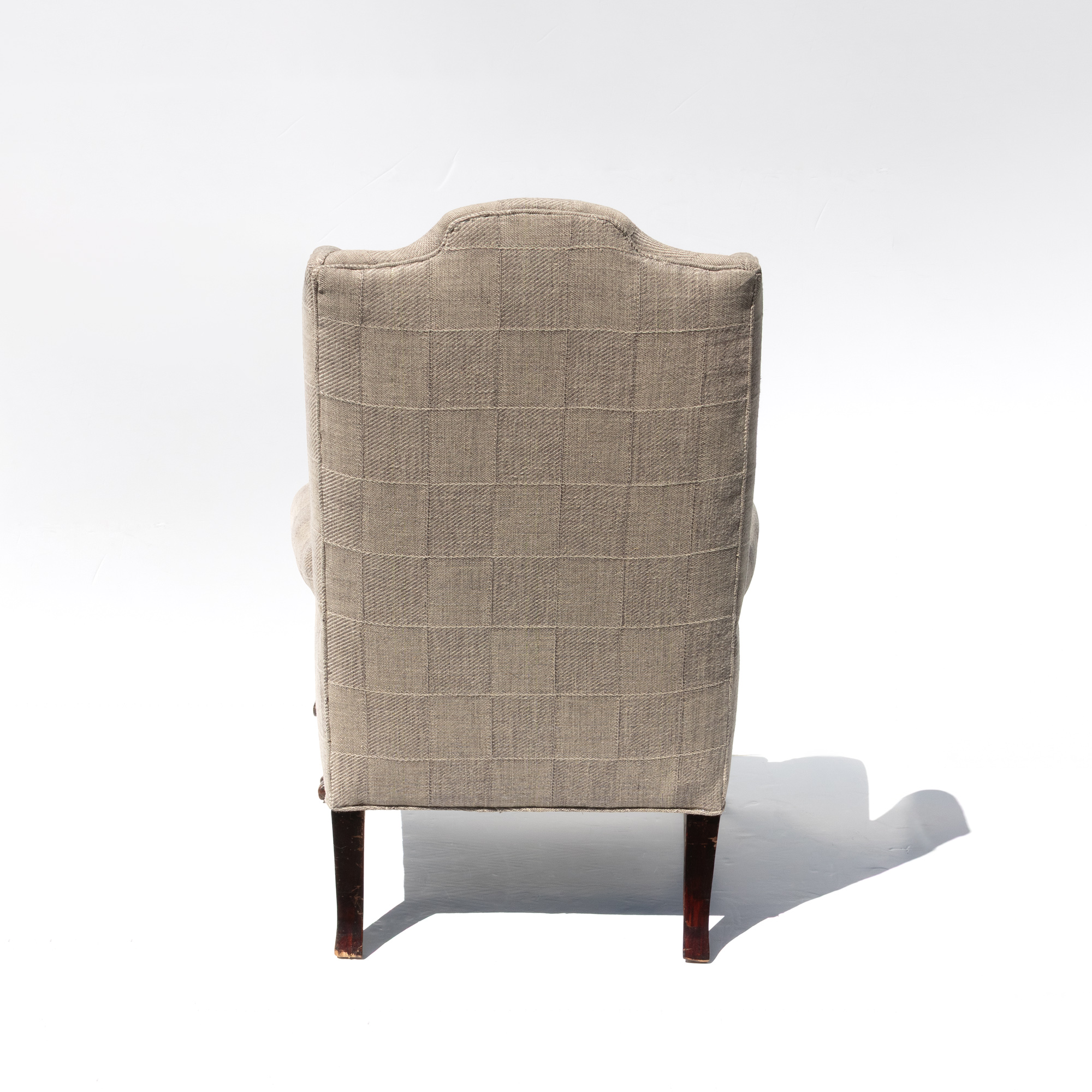 Pair of English Oak Wing Chairs, Circa 1880 - Image 8