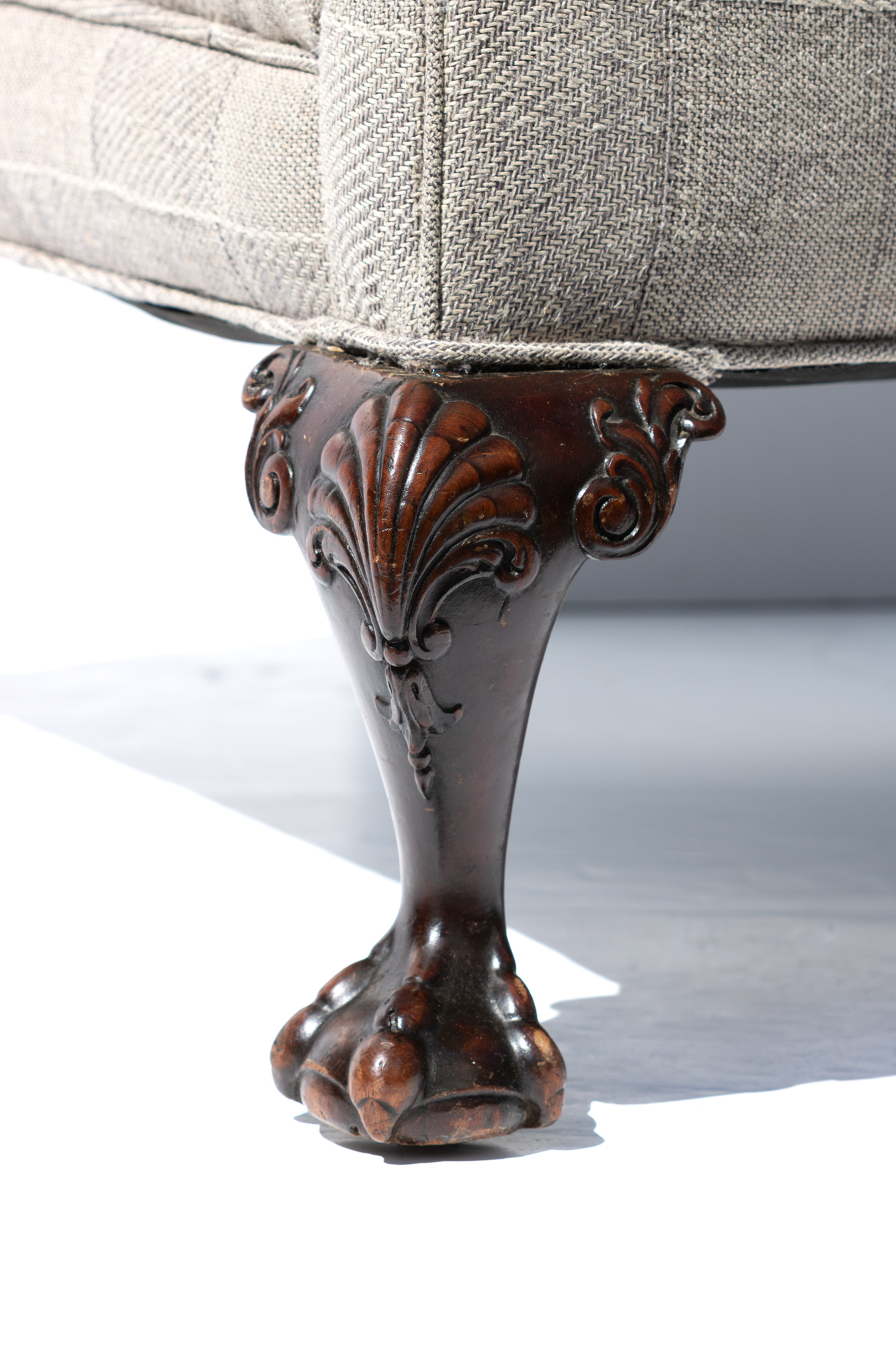 Pair of English Oak Wing Chairs, Circa 1880 - Image 10