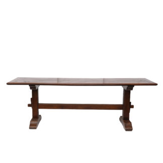 Italian Walnut Trestle Table, circa 1800