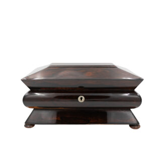 Rare William IV Accordion-Shaped Box in Rosewood