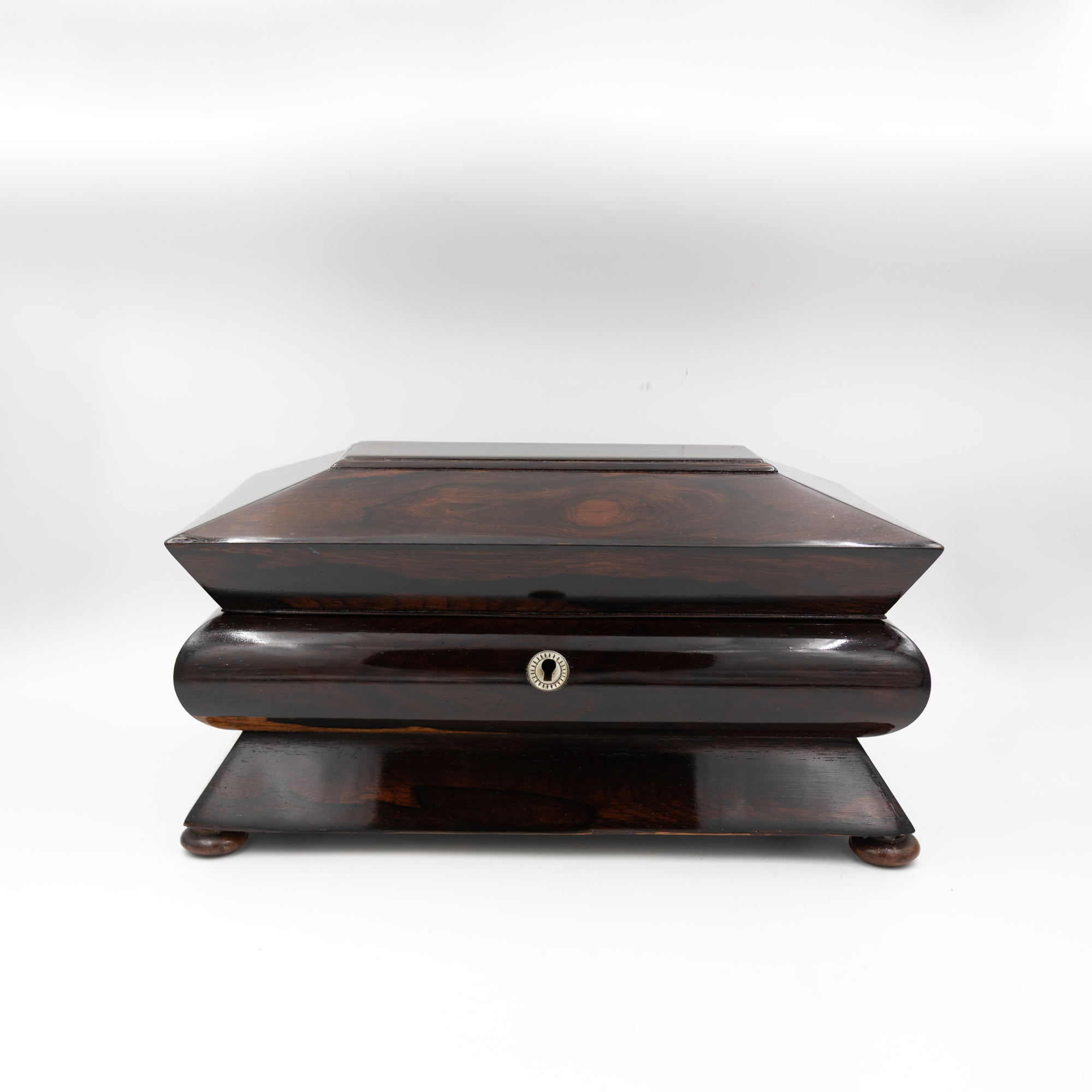 William IV rosewood box, front view