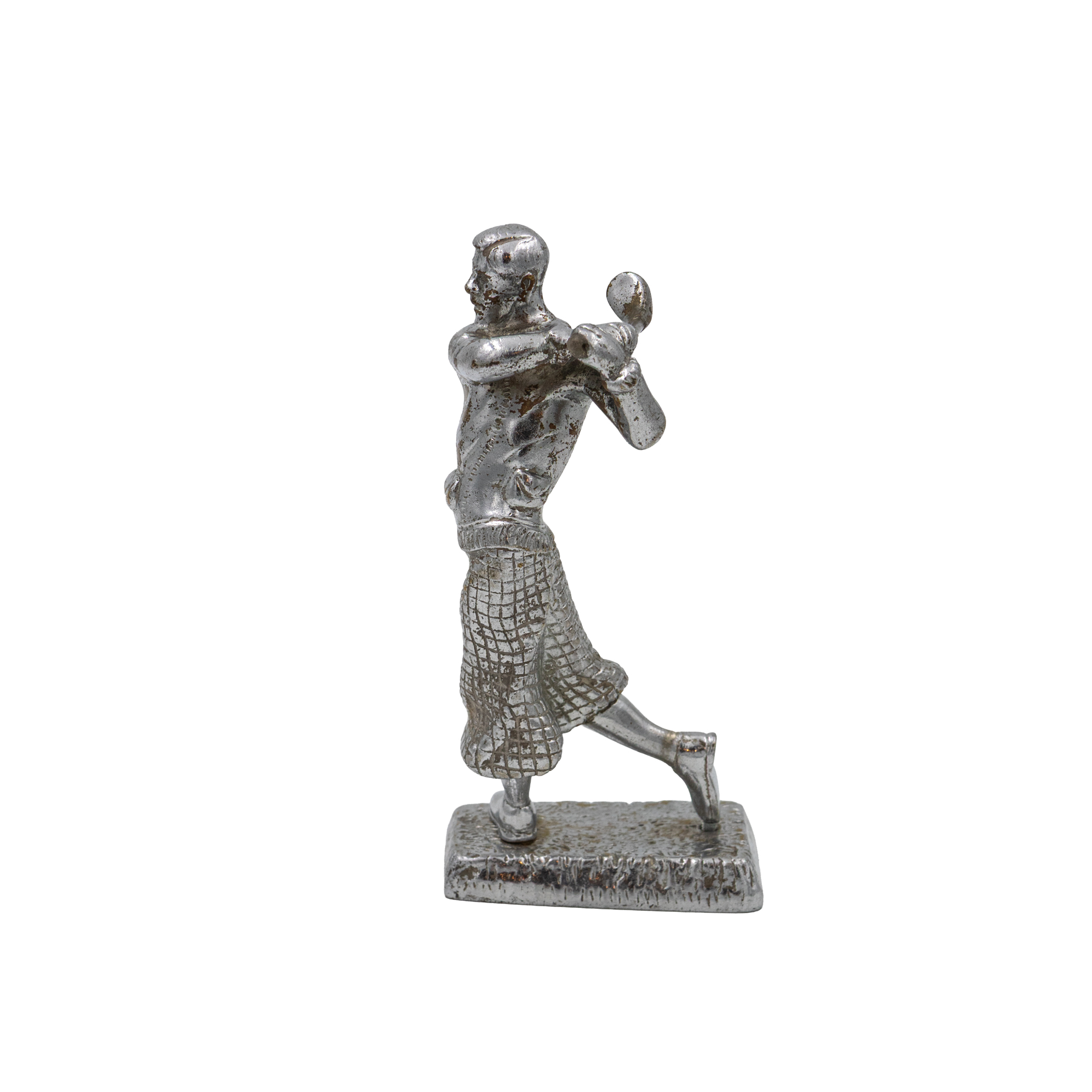 Vintage Desmo Golfer Car Mascot