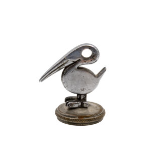 Chrome Plated Car Mascot — Pelican on Radiator Cap