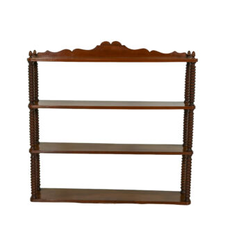 Mahogany Etagere, Bobbin Supports, Acorn Finials, circa 1880