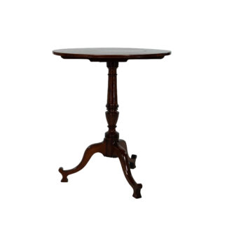George III Oval tilt-top fruitwood table, circa 1790