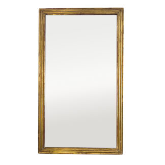 Large Fluted Giltwood Pier Mirror French circa 1860
