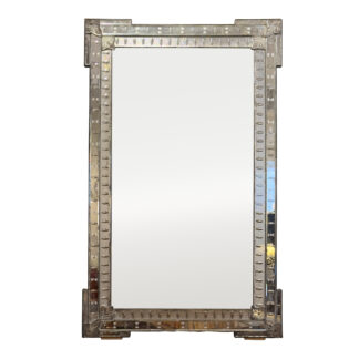 Venetian Mirror with Extended Corners Italian circa 1900