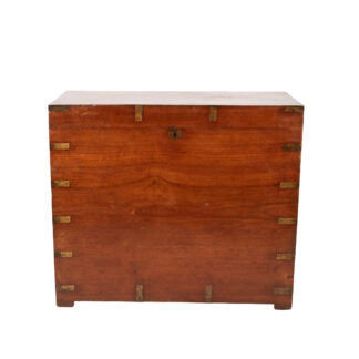 Mahogany Campaign Boot Trunk, English circa 1850
