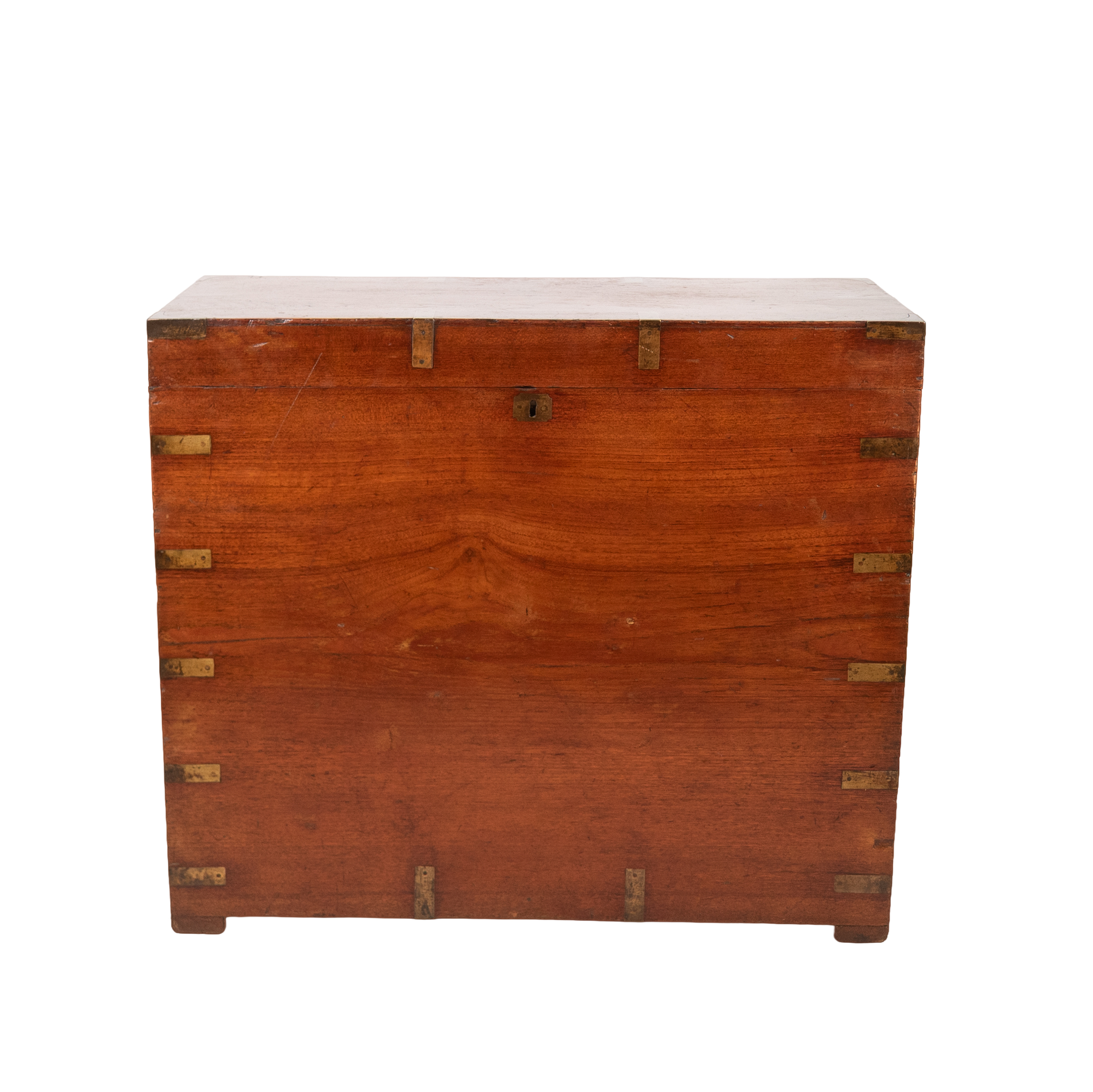Mahogany Campaign Boot Trunk, English circa 1850