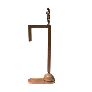 Bronze Figural Display Lamp